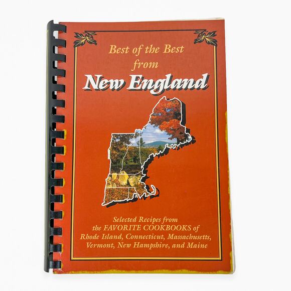 Cookbook Best of the Best from New England Quail Ridge Press Selected Recipes - Picture 1 of 13
